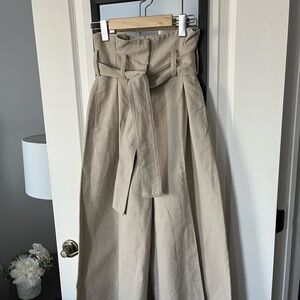 📦 Stella McCartney high-waisted belted cropped trousers